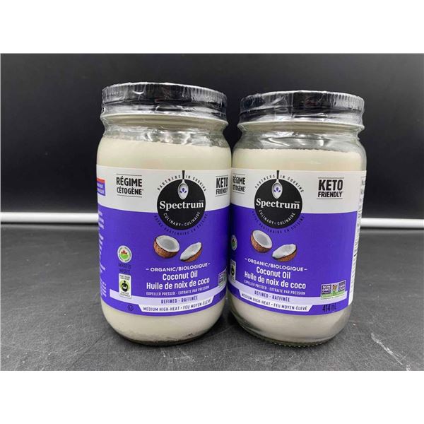 Spectrum Organic Coconut Oil (2 x 414ml)