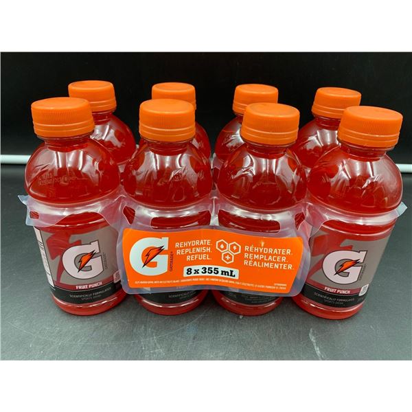 Gatorade Fruit Punch Electrolyte Drink (8 x 355ml)