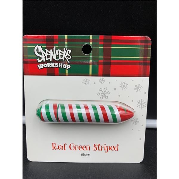 Red Green Striped Massager