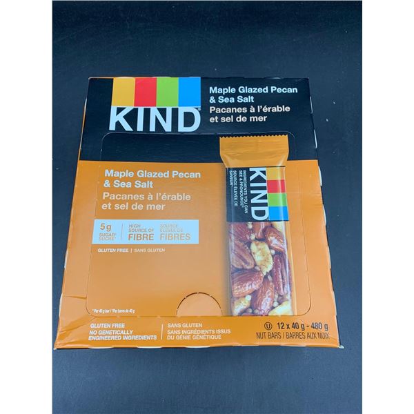 Kind Maple Glazed Pecan & Sea Salt Bars (12 x 40g)