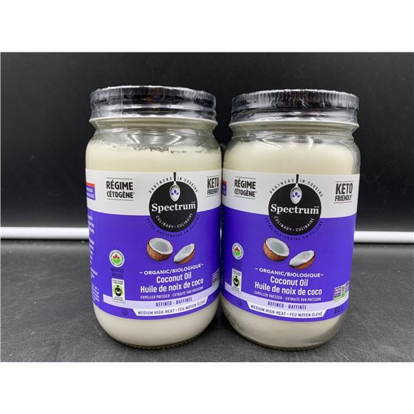 Spectrum Organic Coconut Oil (2 x 414g)