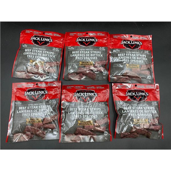 Jack Links Beef Steak Strips-Original (6 x 74g)