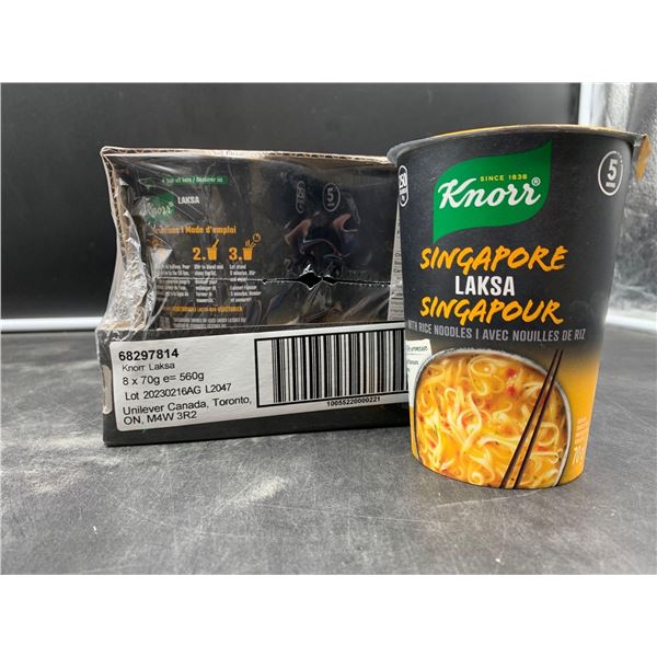 Knorr Singapore Laksa Noodle Cups (8 x 70g)