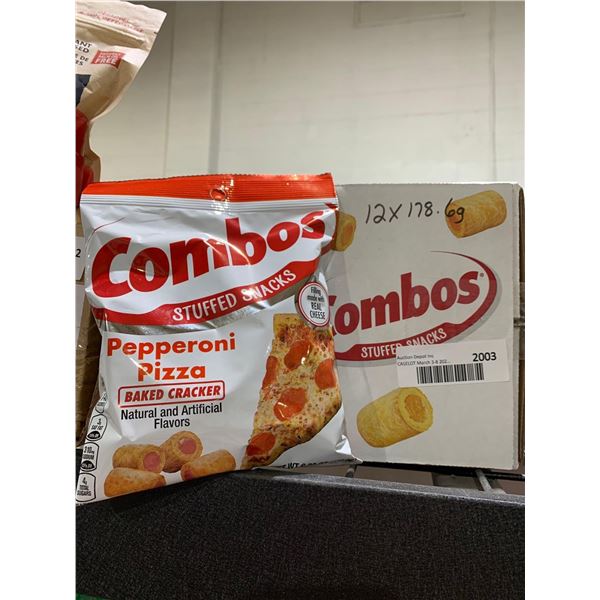 Case lot Combos pepperoni pizza 12 x 178.6g