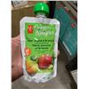 Image 2 : CASE LOT - organic pear, apple and broccoli sauce 2 x 6 x 128ml