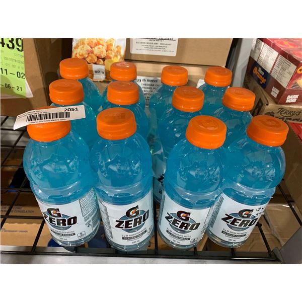 CASE LOT - g zero glacier freeze flavour 12 x 591ml