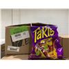Image 1 : CASE LOT - Takis Feugo Chili & Lime Tortillas 18 x 90g
