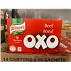 Image 2 : CASE LOT -OXO Beef Bullion sachets 14 x 72g