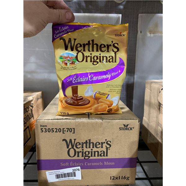 CASE LOT - Werthers Original Soft Eclairs 12 x 116g