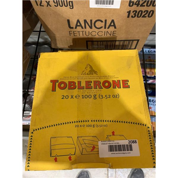 CASE LOT - Toblerone bars 20 x 100g
