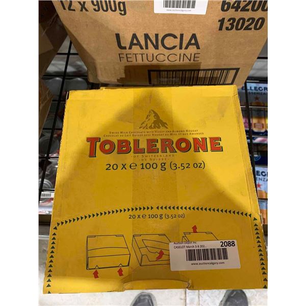 CASE LOT - Toblerone bars 20 x 100g