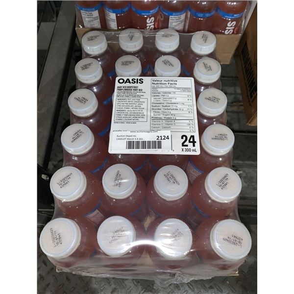 CASE LOT - Oasis Ruby Red Grapefruit Juice 24 x 300ml