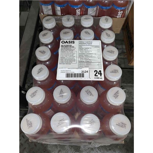 CASE LOT - Oasis Ruby Red Grapefruit Juice 24 x 300ml