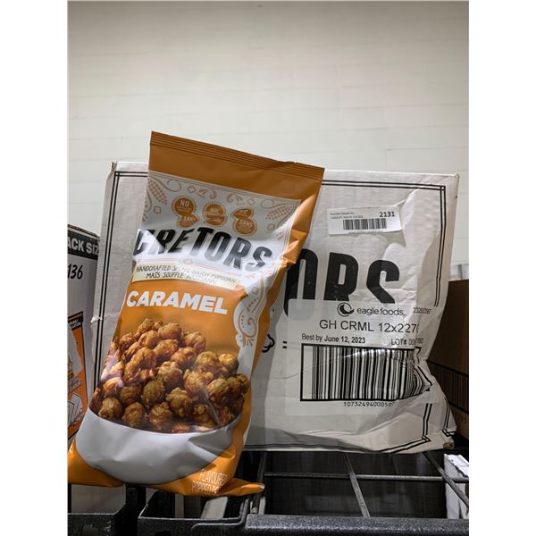 CASE LOT - Cretors Caramel popcorn 12 x 227g