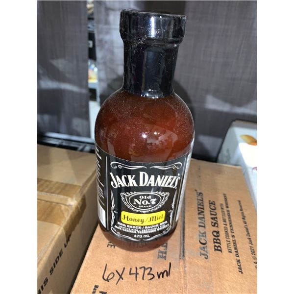 CASE LOT - Jack Daniels Honey BBQ Sauce 6 x 473ml