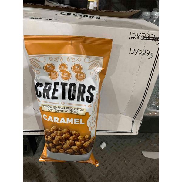 CASE LOT - Cretors Caramel Popcorn 12 x 227g