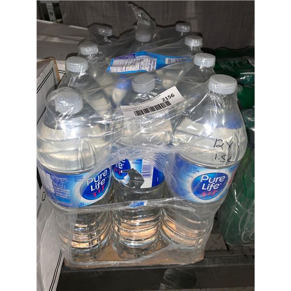 CASE LOT - Pure Life Bottles Water 12 x 1.5L