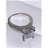 Image 4 : Ladies .925 Silver Princess Cut 1.1 Carat Solitaire Ring