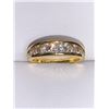 Image 2 : Ladies Bezel Style Multi Stone 14K GP Wedding Band size 7