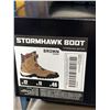 Image 2 : Icon Stormhawk Waterproof Mens Motorcycle Boots SIZE 12 BROWN