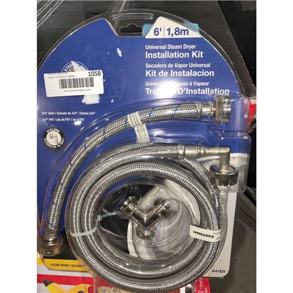 Eastman 6' Universal Steam Dryer Installation Kit