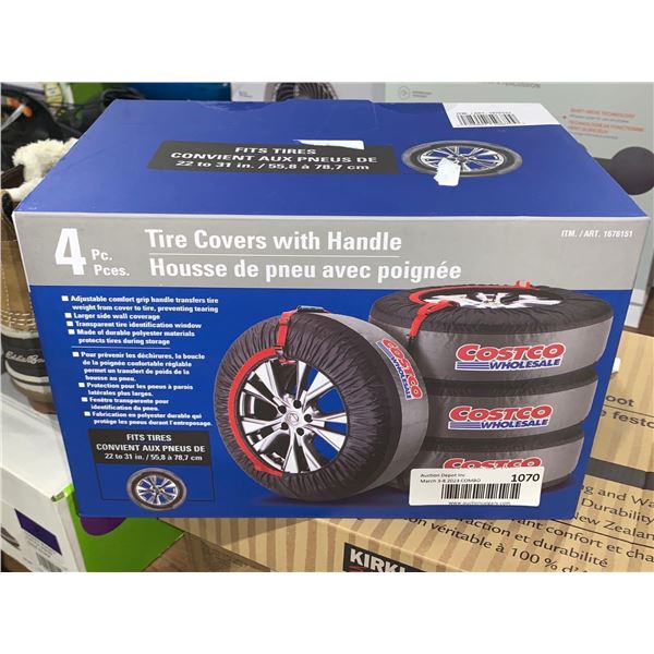 Costco Wholesale 4 pc Tire Covers with Handles