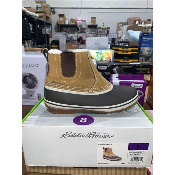 Eddie Bauer Womens lined boot  Brown Size 8