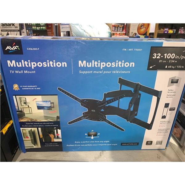 Multiposition TV Wall Mount 32"-100"in./po