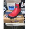 Image 1 : Pendleton | Women's Lined Rubber Chelsea Boots  RED Size 8