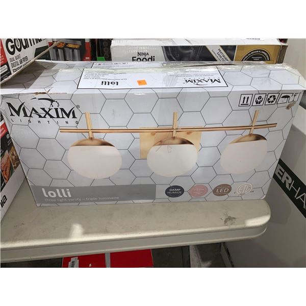 Maxim Lighting Lolli 3 Light Vanity