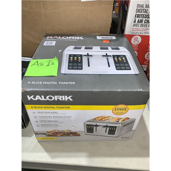 Kalorik 4-Slice Digital Toaster
