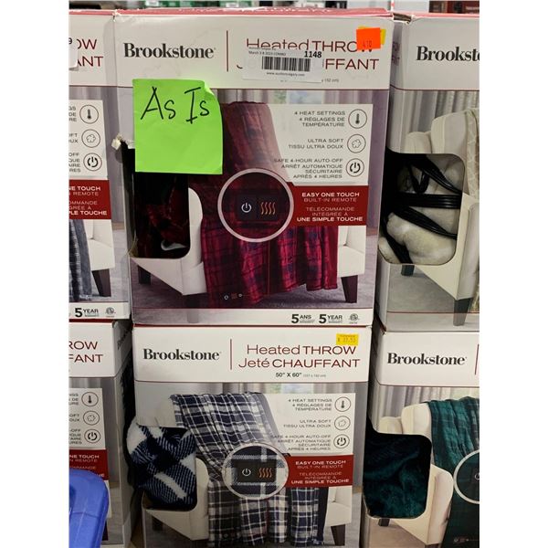 Brookstone Heated Throw - Lot of 2