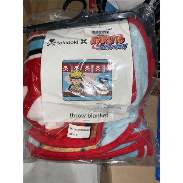 Tokidoki Naruto Shippuden Plush Throw Blanket 50"x60"