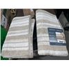 Image 1 : Town & Country Living 22"x36" Cushioned Spa Bath Rug Lot of 2
