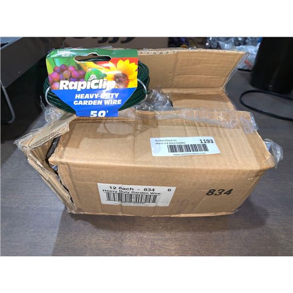 RapiClip Heavy Duty Garden Wire 50' Case of 12