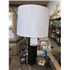 Image 1 : Table Lamp 1 ONLY  Black Base with white Shade