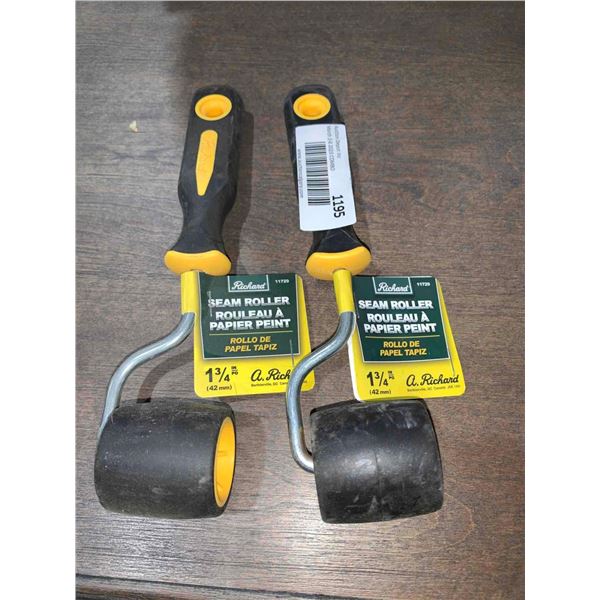 Richard Seam Roller 1 3/4" lot of 2
