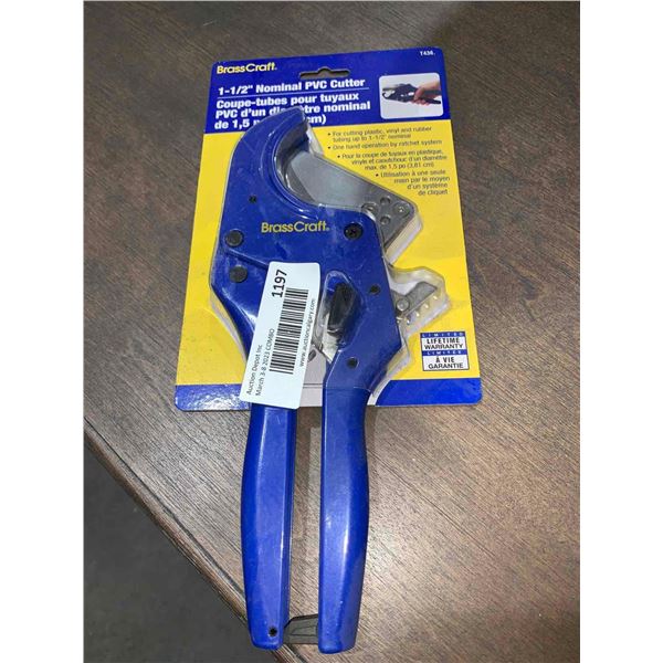 Brass craft 1 -1/2" Nominal PVC Cutter