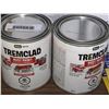 Image 1 : Tremclad Gloss White Rust Paint 2X 946ml