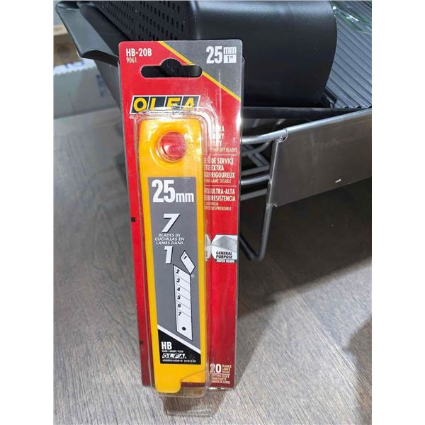 OLFA 25mm Utility Blades 20 Count