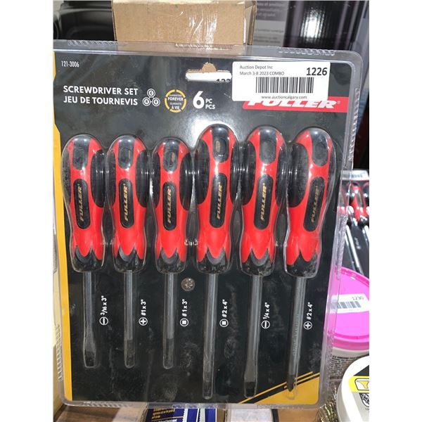 Fuller 6pc Screwdriver Set