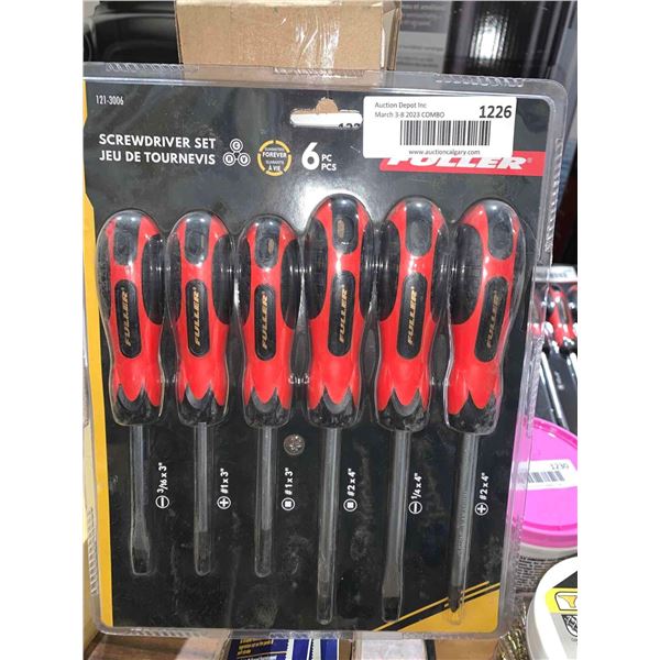 Fuller 6pc Screwdriver Set