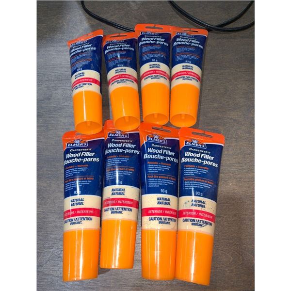 Lot of 8 - 93g Elmer's Natural Wood Filler