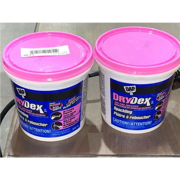 DAP Dry Dex Spackling - Goes on Pink, Dries White 2X 946ml