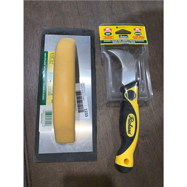Richard 9-1/2 Grout Applicator & Richard Ergo Grip Hook Blade