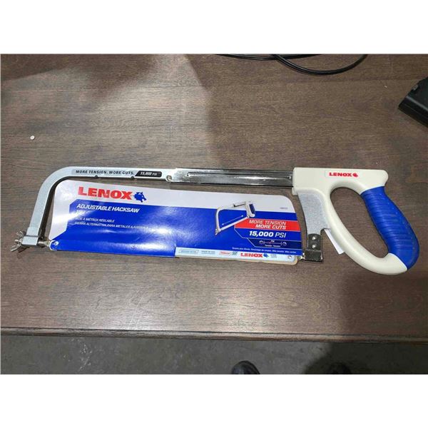 Lenox Adjustable Hacksaw 15,000 PSI Tension