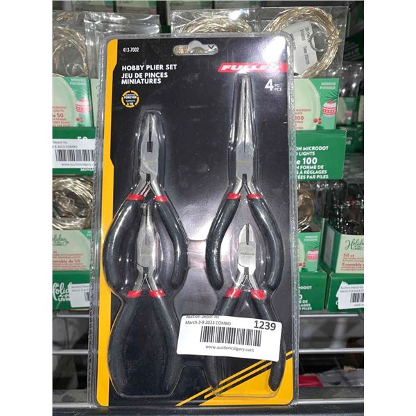 Fuller 4 pc Hobby Plier Set
