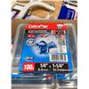 Image 2 : Lot of 5 Cobratap 1/4"x1-1/4" Concrete Screws 5X100 Count