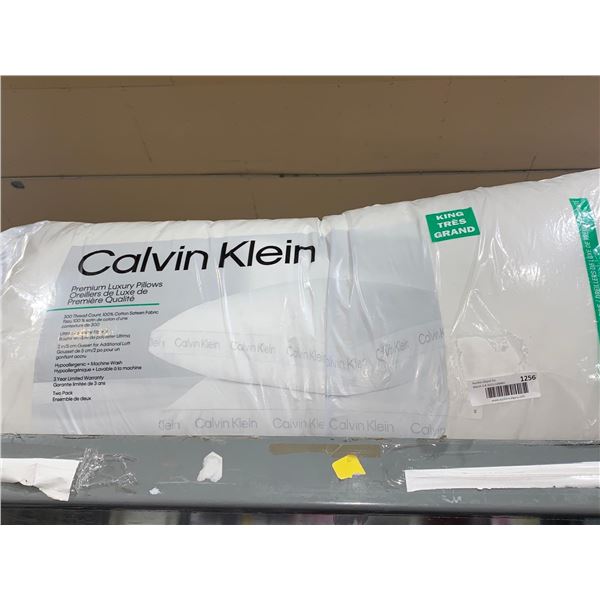 King Size Calvin Klein Premium Luxury Pillow Set - 2 Count