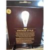 Image 4 : GE Vintage Style 60WE Amber Glass Bulbs 6X2 Lights= 12 Bulbs